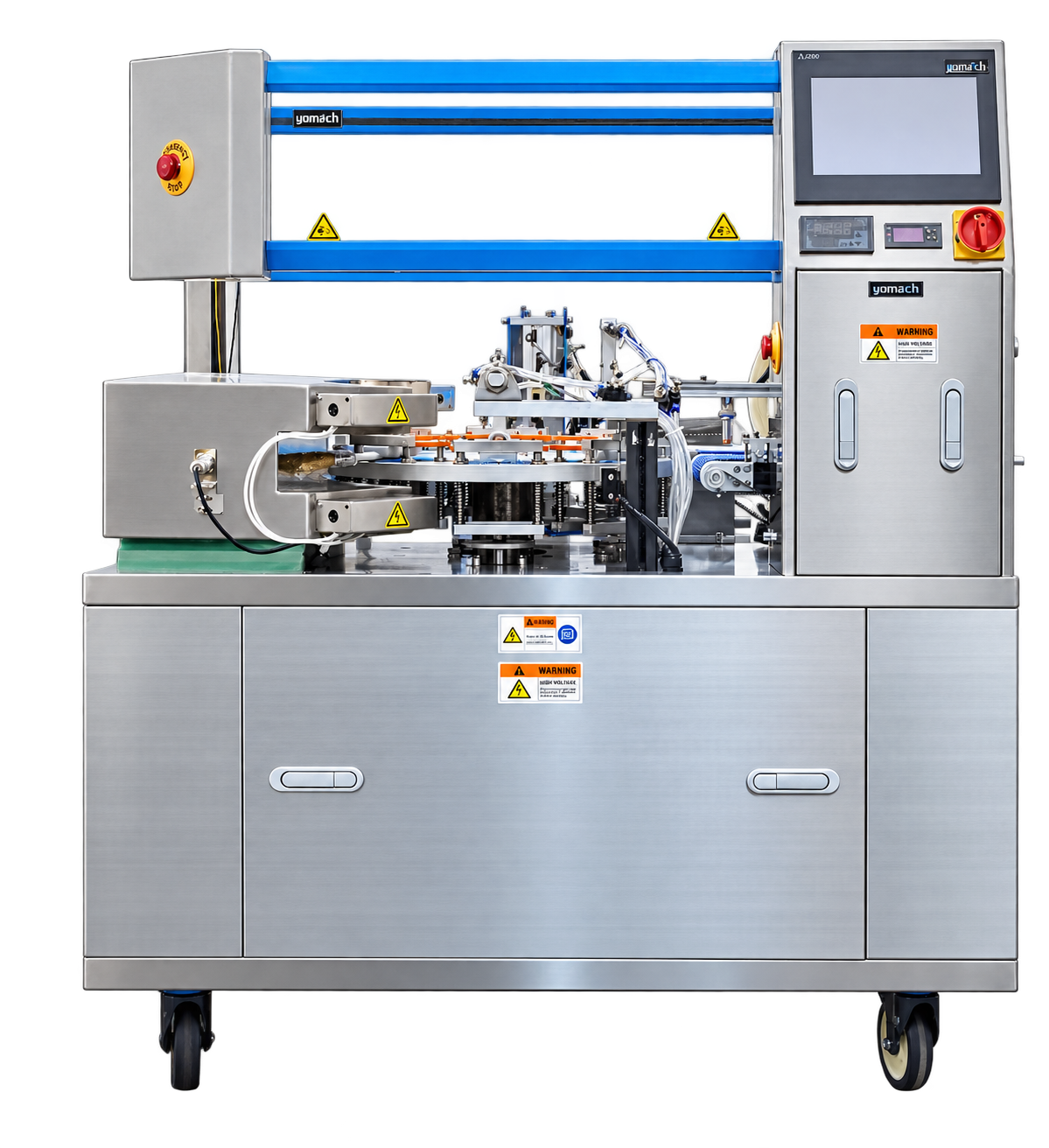 YOMACH packaging machine and component photo